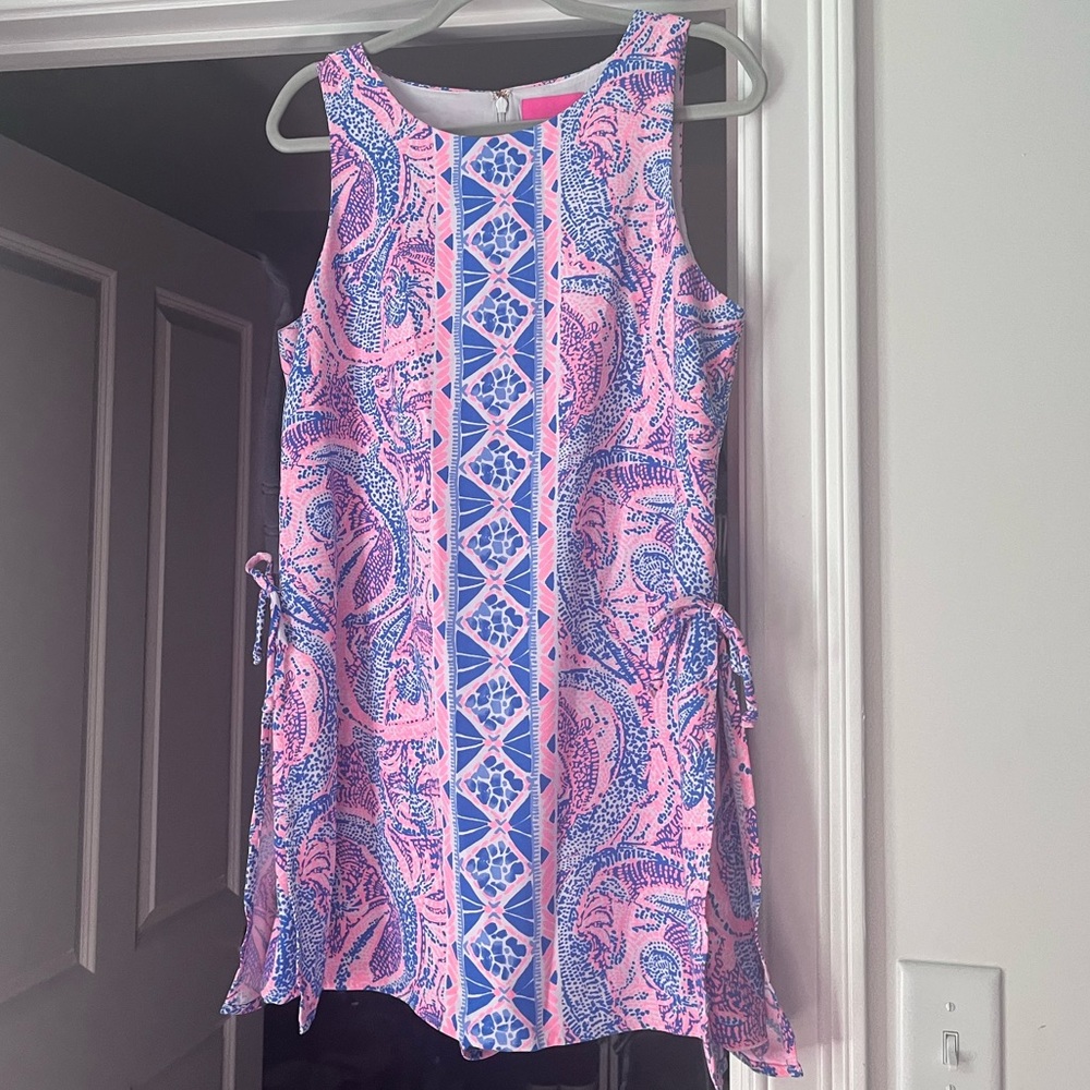 Lilly Pulitzer Pink & Blue Printed Sleeveless Romper